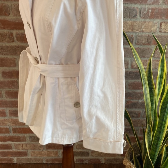 Giacca large white peacoat with silver buttons - Picture 7 of 12